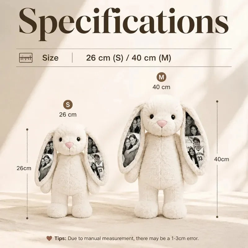 Size guide: 26 cm and 40 cm